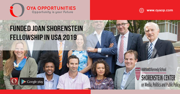 Funded Joan Shorenstein Fellowship in USA 2019