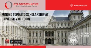 Funded TOPoliTO Scholarship at University of Turin