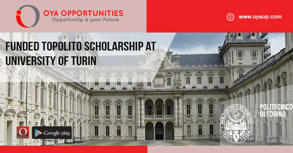 Funded TOPoliTO Scholarship at University of Turin