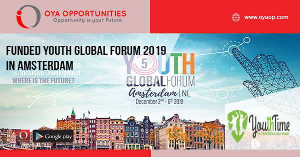 Funded Youth Global Forum 2019 in Amsterdam