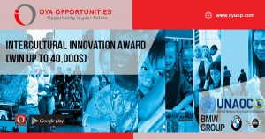 Intercultural Innovation Award (Win up to 40,000$)