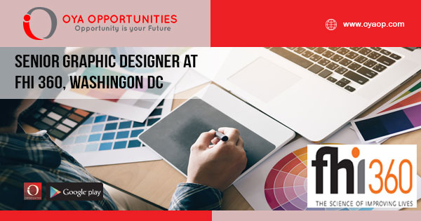 Senior Graphic Designer Jobs at FHI360, Washingon DC