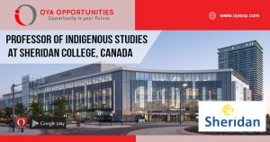 Jobs at Sheridan College in Canada