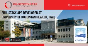 Full Stack App Developer at University of Kurdistan Hewler, Iraq