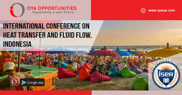 International Conference on Heat Transfer and Fluid Flow, Indonesia
