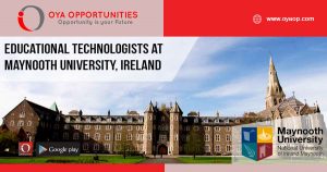 Educational Technologists Jobs at Maynooth University, Ireland