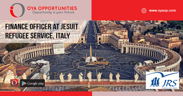 Finance Officer at Jesuit Refugee Service, Italy