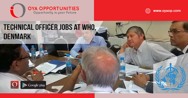Technical Officer Jobs at WHO, Denmark