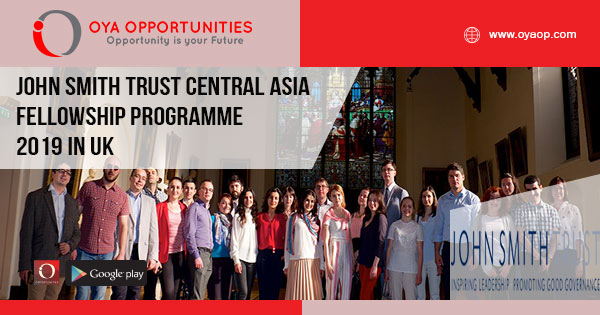 John Smith Trust Central Asia Fellowship Programme 2019 in UK