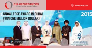 Knowledge Award in Dubai (Win One Million Dollar)