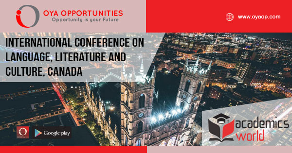 International Conference on Language, Literature and Culture 2019, Canada