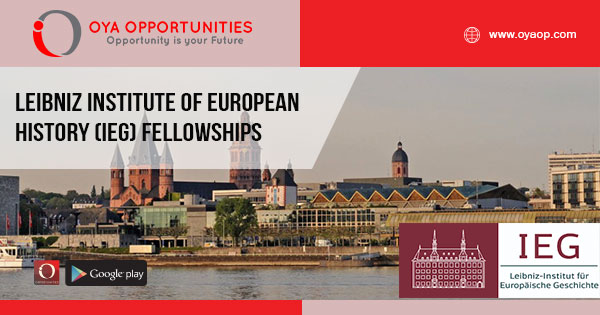Leibniz Institute of European History(IEG) Fellowships