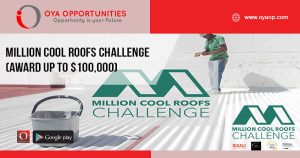 Million Cool Roofs Challenge (award up to $100,000)