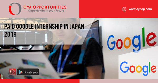 Paid Google Internship in Japan 2019