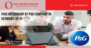 Paid Internship at P&G Company in Germany 2019