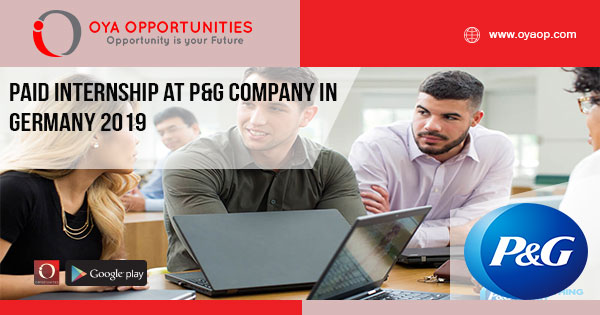Paid Internship at P&G Company in Germany 2019