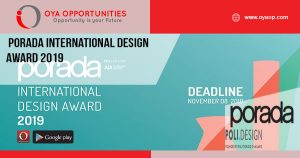 Porada International Design Award 2019