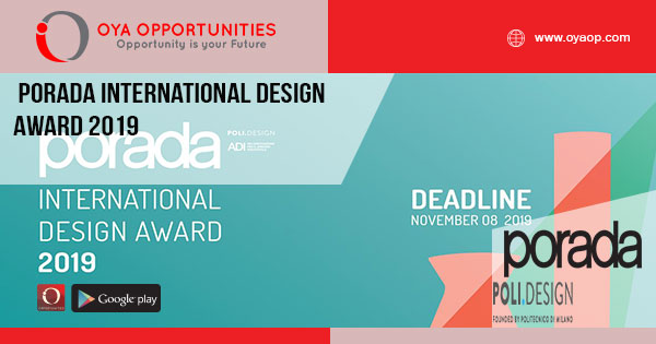 Porada International Design Award 2019