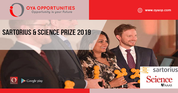 Sartorius & Science Prize 2019
