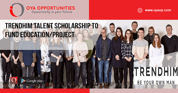 Trendhim Talent Scholarship to fund education/project