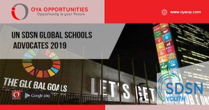 UN SDSN Global Schools Advocates 2019