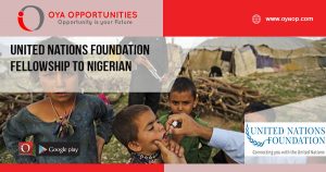 United Nations Foundation Fellowship to Nigeria