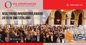 WSA Young Innovators Award 2019 in Switzerland