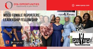 WSCIJ Female Reporters’ Leadership Fellowship