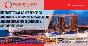 ICABMIT Conference 2019, Singapore