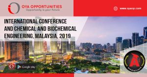 International Conference and Chemical and Biochemical Engineering, Malaysia
