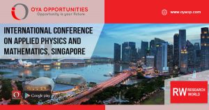 International Conference on Applied Physics and Mathematics, Singapore