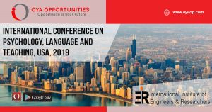International Conference on Psychology, Language and Teaching, USA