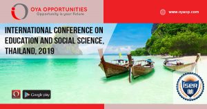 International Conference on Education and Social Science, Thailand