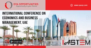 International Conference on Economics and Business Management, UAE