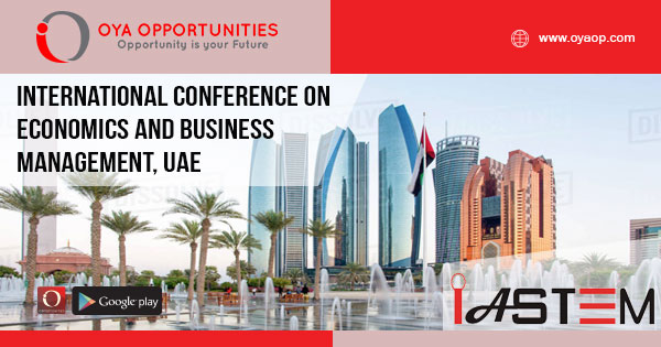 International Conference on Economics and Business Management, UAE