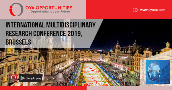 International Multidisciplinary Research Conference 2019, Brussels