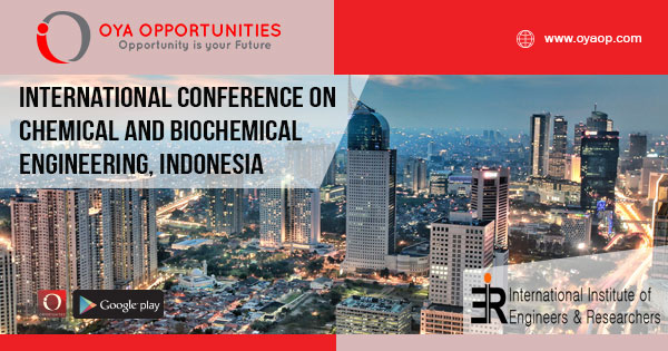 International Conference on Chemical and Biochemical Engineering, Indonesia