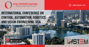 International Academic Conference on Control, Automation, Robotics, and Vision Engineering, USA