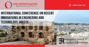 International Conference on Recent Innovations in Engineering and Technology, Greece