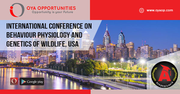 International Conference on Behaviour Physiology and Genetics of Wildlife, USA