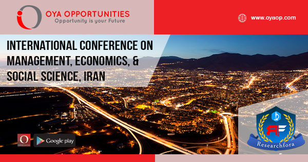 International Conference on Management, Economics, & Social Science, Iran