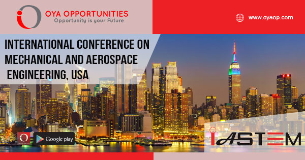 International Conference on Mechanical and Aerospace Engineering, USA