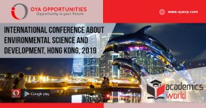 International Conference about Environmental Science and Development, Hong Kong