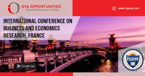 International Conference on Business and Economics Research, France