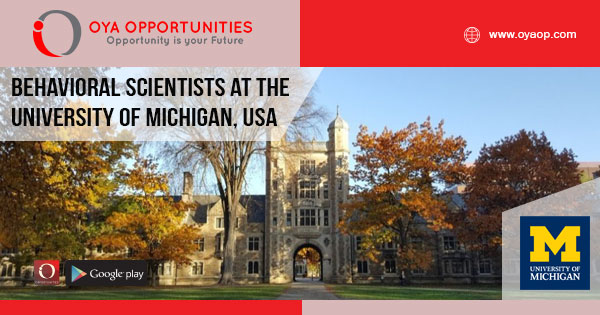 Behavioral Scientists at University of Michigan, USA