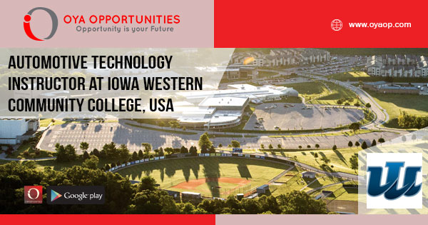 Automotive Technology Instructor at Iowa Western Community College, USA