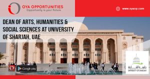 DEAN of Arts, Humanities & Social Sciences at University of Sharjah, UAE