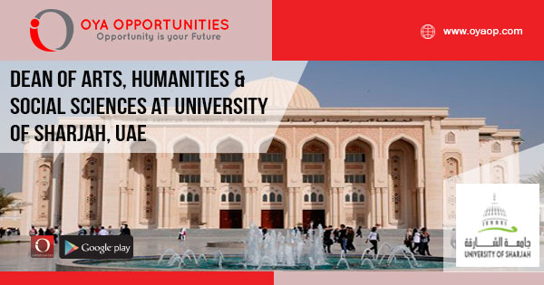 DEAN of Arts, Humanities & Social Sciences at University of Sharjah, UAE