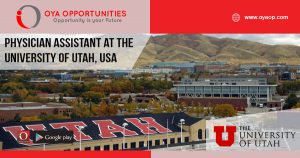 Physician Assistant Jobs at the University of Utah, USA