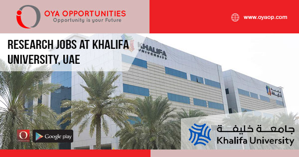 Research Jobs at Khalifa University in Dubai